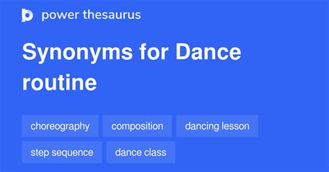 synonym for dance|synonym for dance routine.